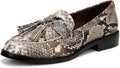 Franco Sarto Womens Carolynn Lug Sole Loafer - Polished Tassel Loafer