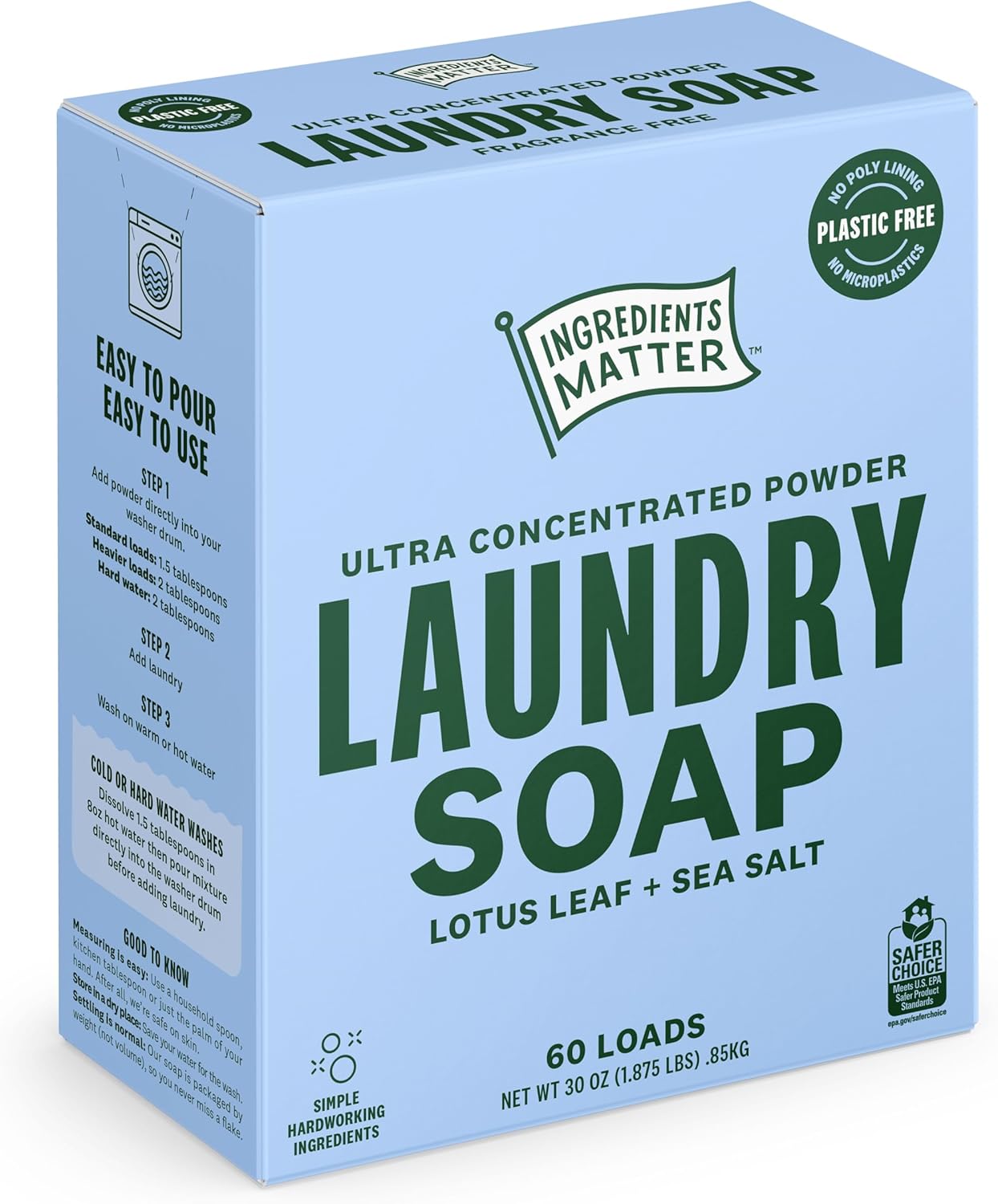 Hypoallergenic Lotus Leaf Laundry Soap - Eco-Friendly, Dermatologist Tested