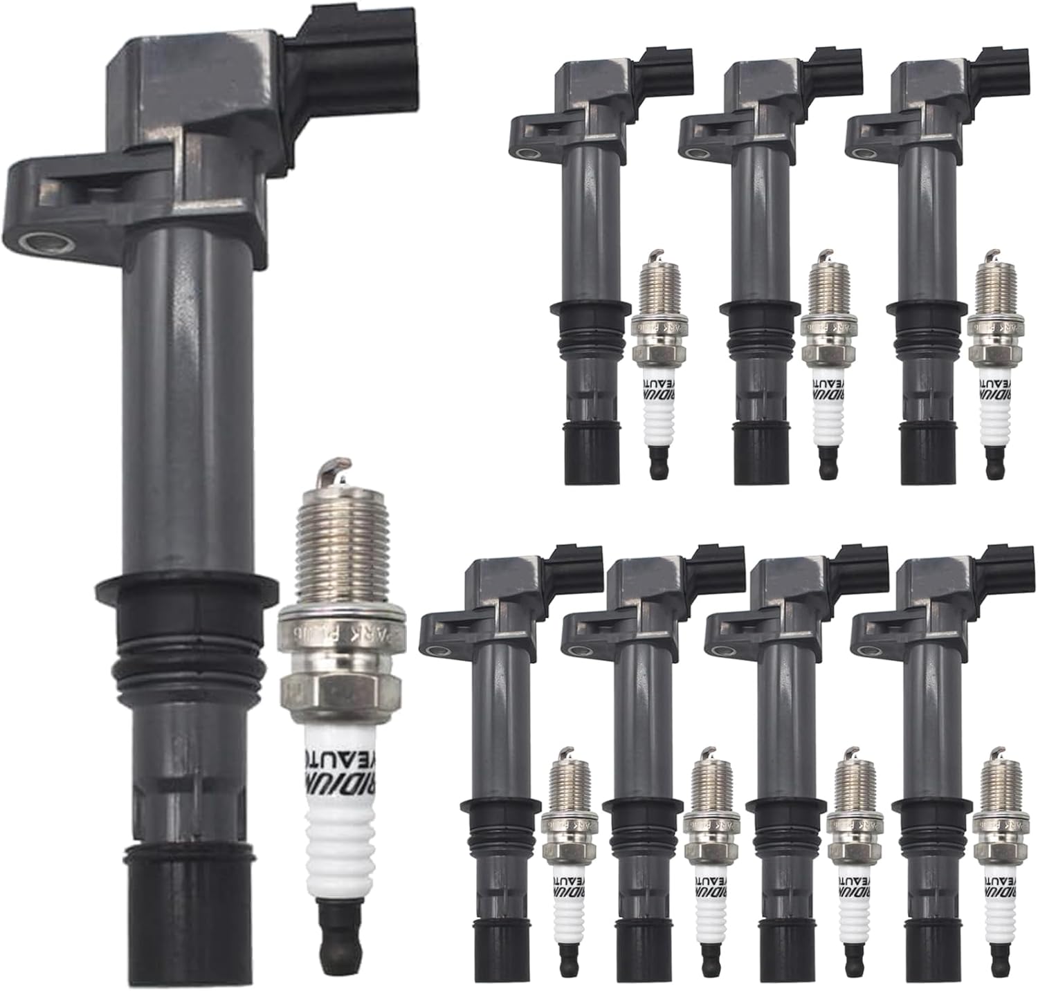 UF270 Ignition Coil Pack and Iridium Spark Plugs Set for Dodge