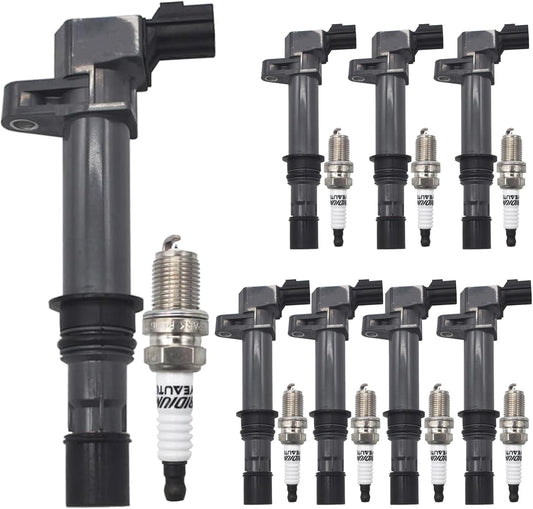 UF270 Ignition Coil Pack and Iridium Spark Plugs Set for Dodge