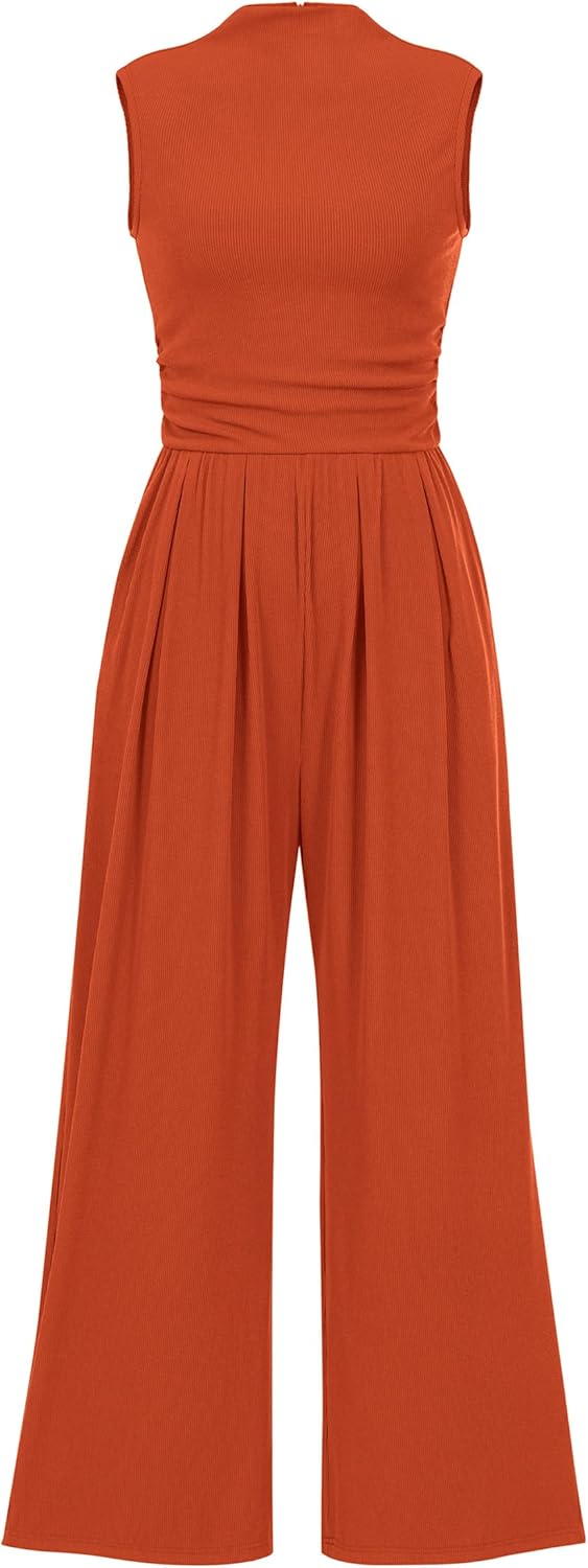 PRETTYGARDEN Womens Summer Jumpsuits Dressy Casual One Piece