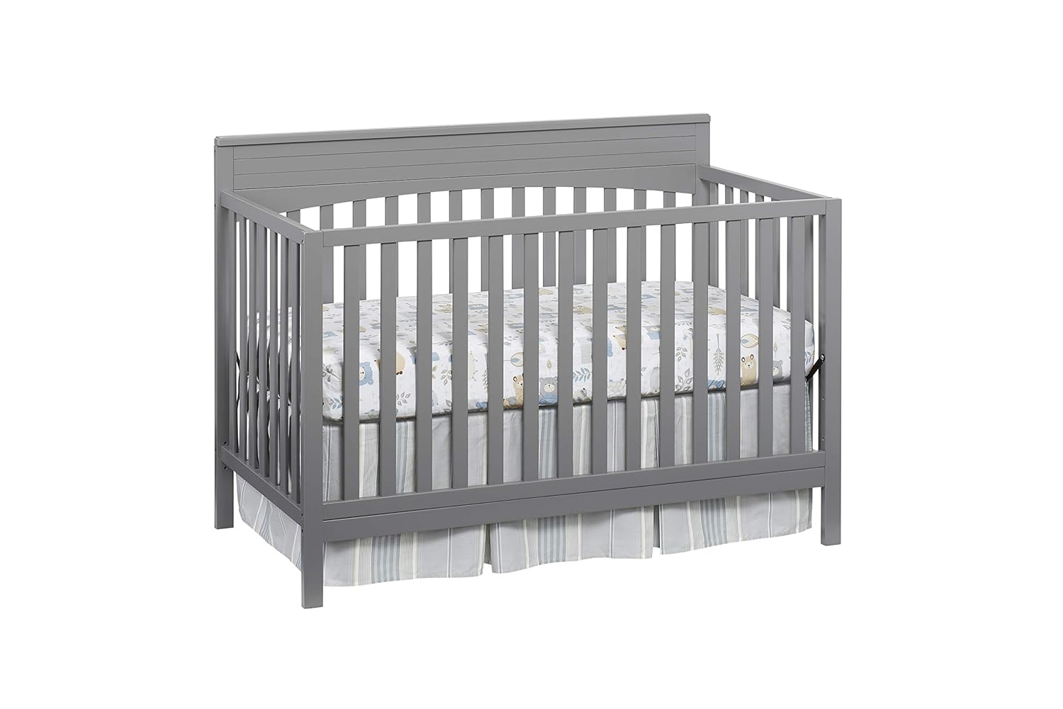 Harper 4-in-1 Convertible Crib by Oxford Baby in Dove Gray