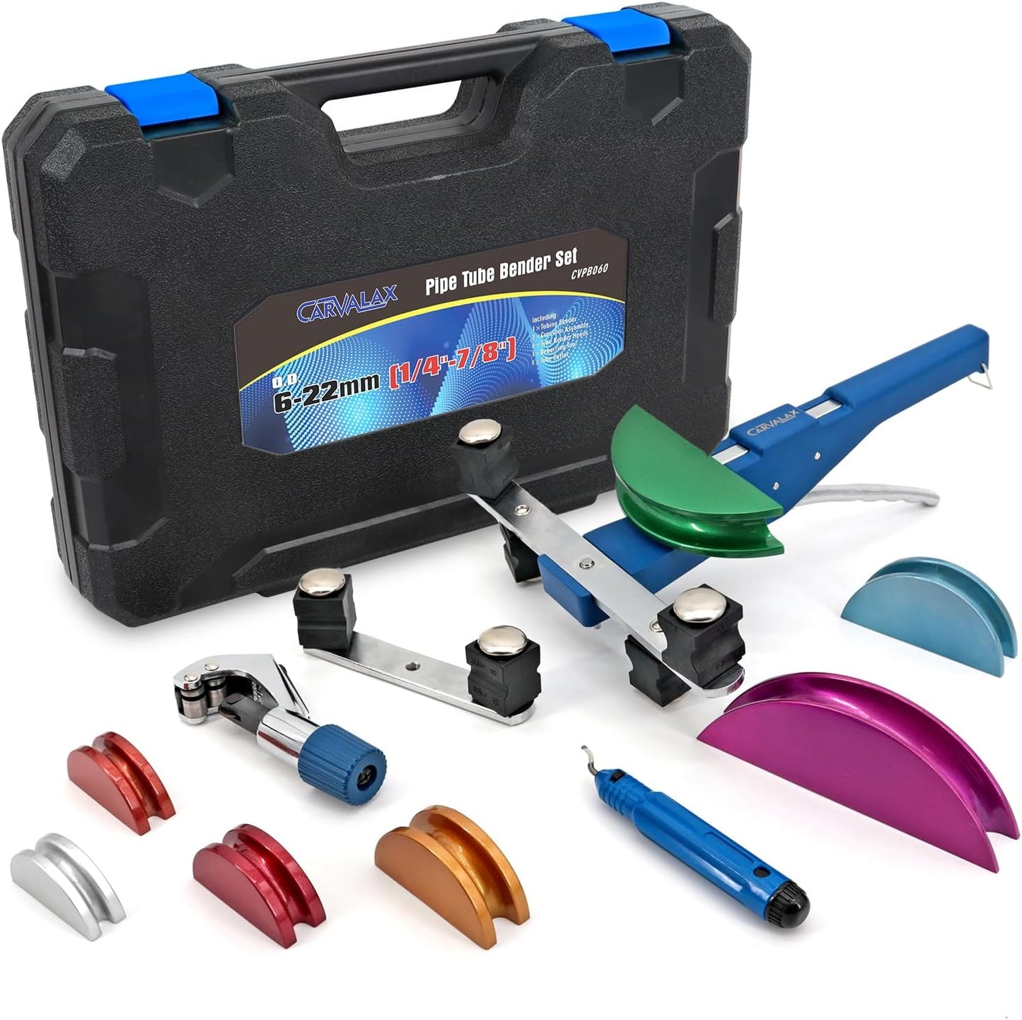 90 Degree Ratcheting Tube Bender Kit for HVAC and Hydraulic Use