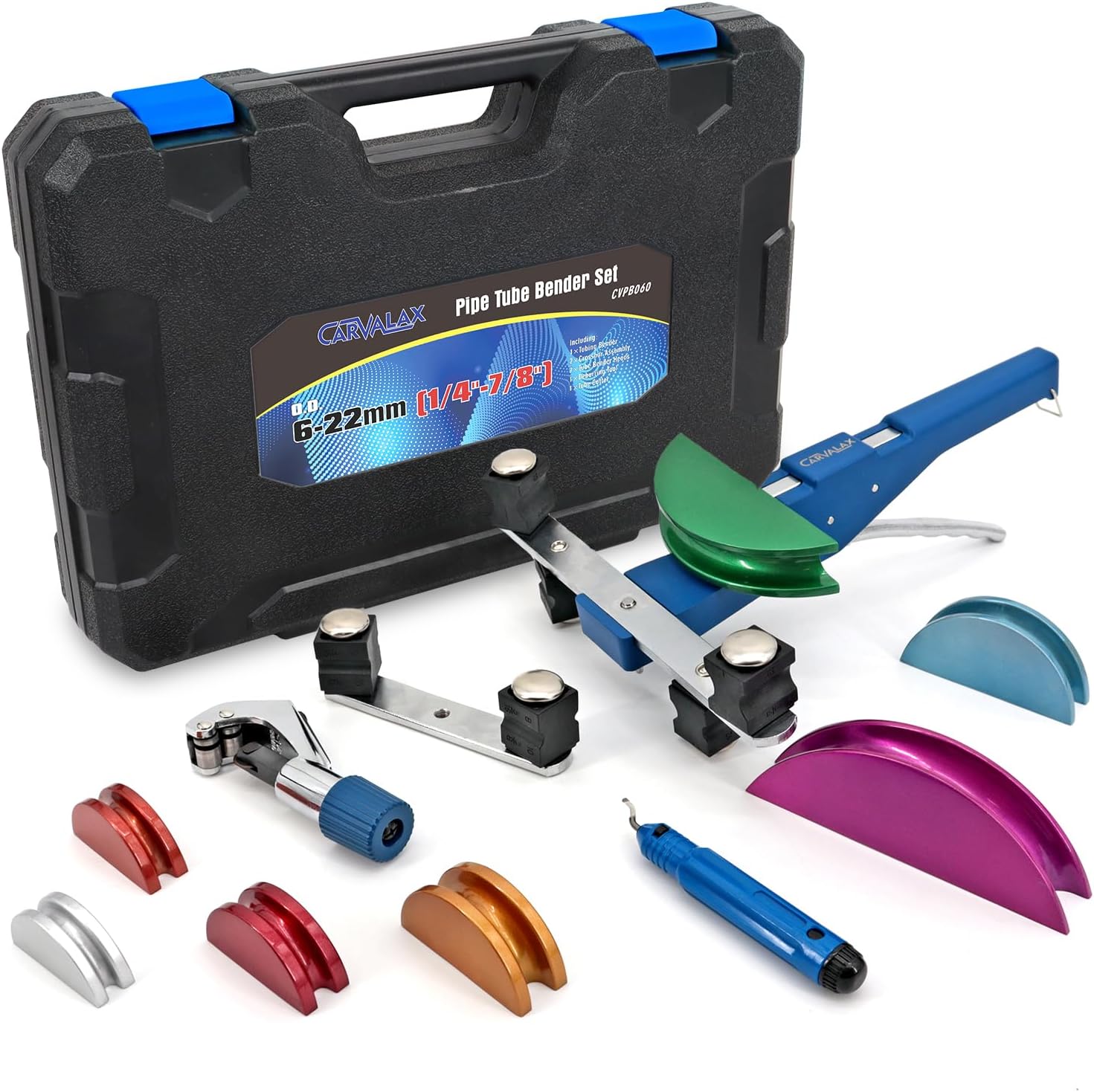 90 Degree Ratcheting Tube Bender Kit for HVAC and Hydraulic Use