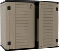 ZZM 4x2.5 FT Outdoor Storage Shed - Waterproof Resin Cabinet