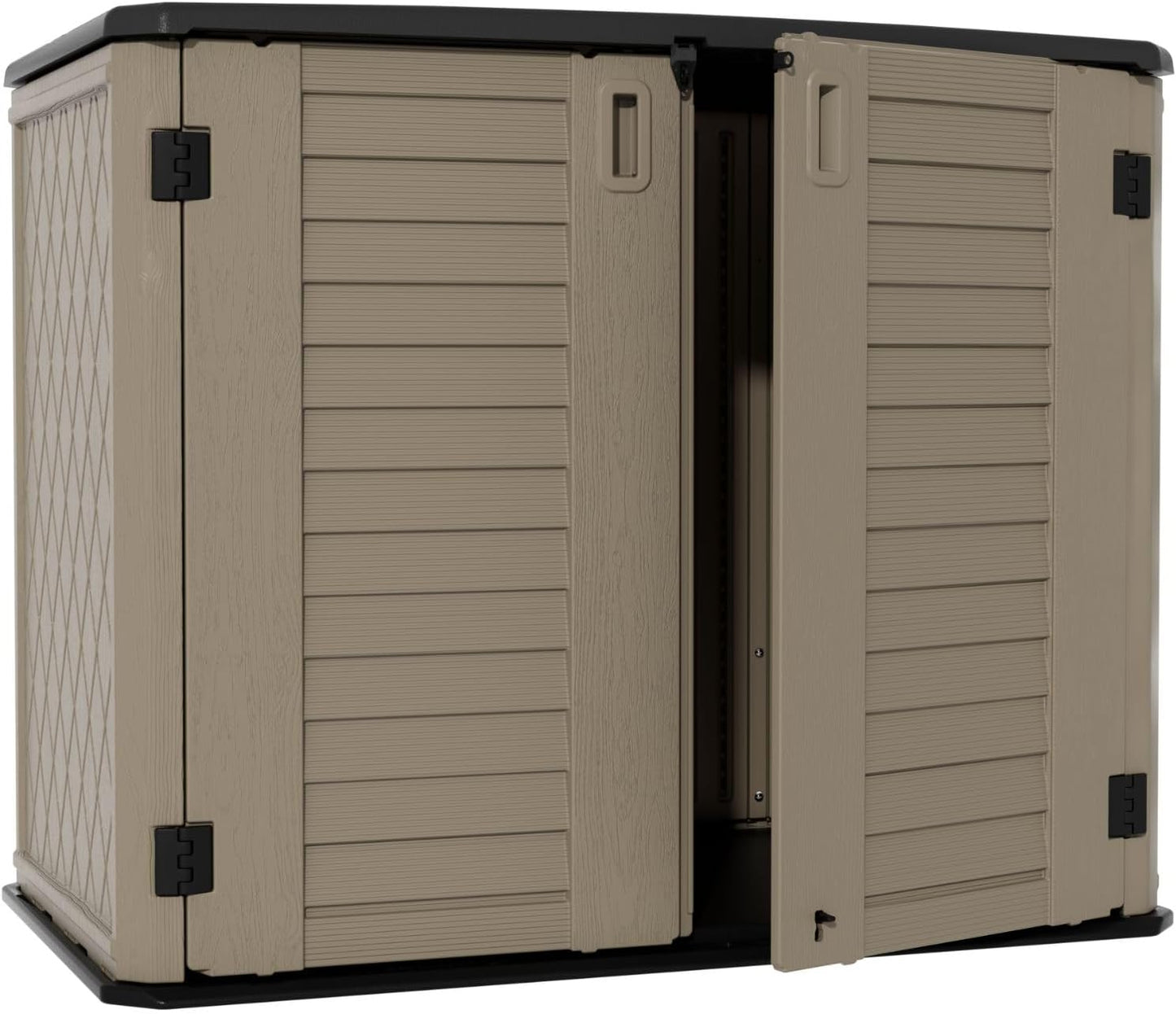 ZZM 4x2.5 FT Outdoor Storage Shed for Garden Tools and More