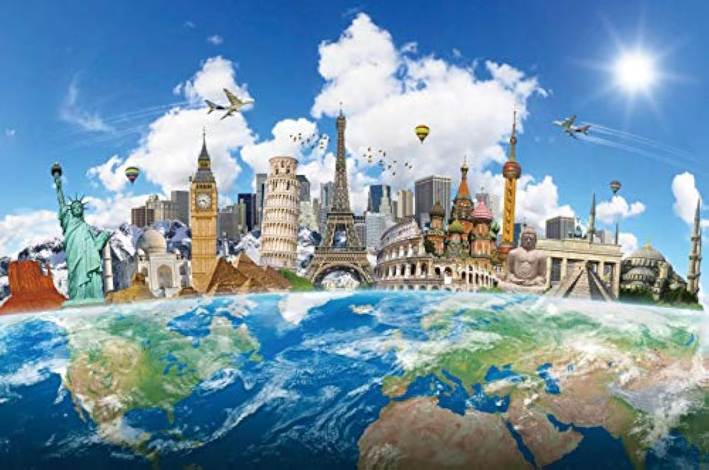 Yeele 10x8ft Around The World Photography Backdrop for Events