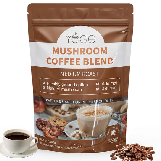 Organic Mushroom Coffee for Focus & Energy