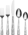Oneida Tuscany 45-Piece Flatware Set, Service for 8 - Rock-Inspired