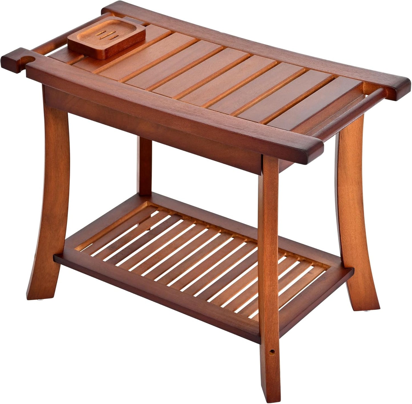 Teak Shower Chair Stool for Comfortable Bathing Experience
