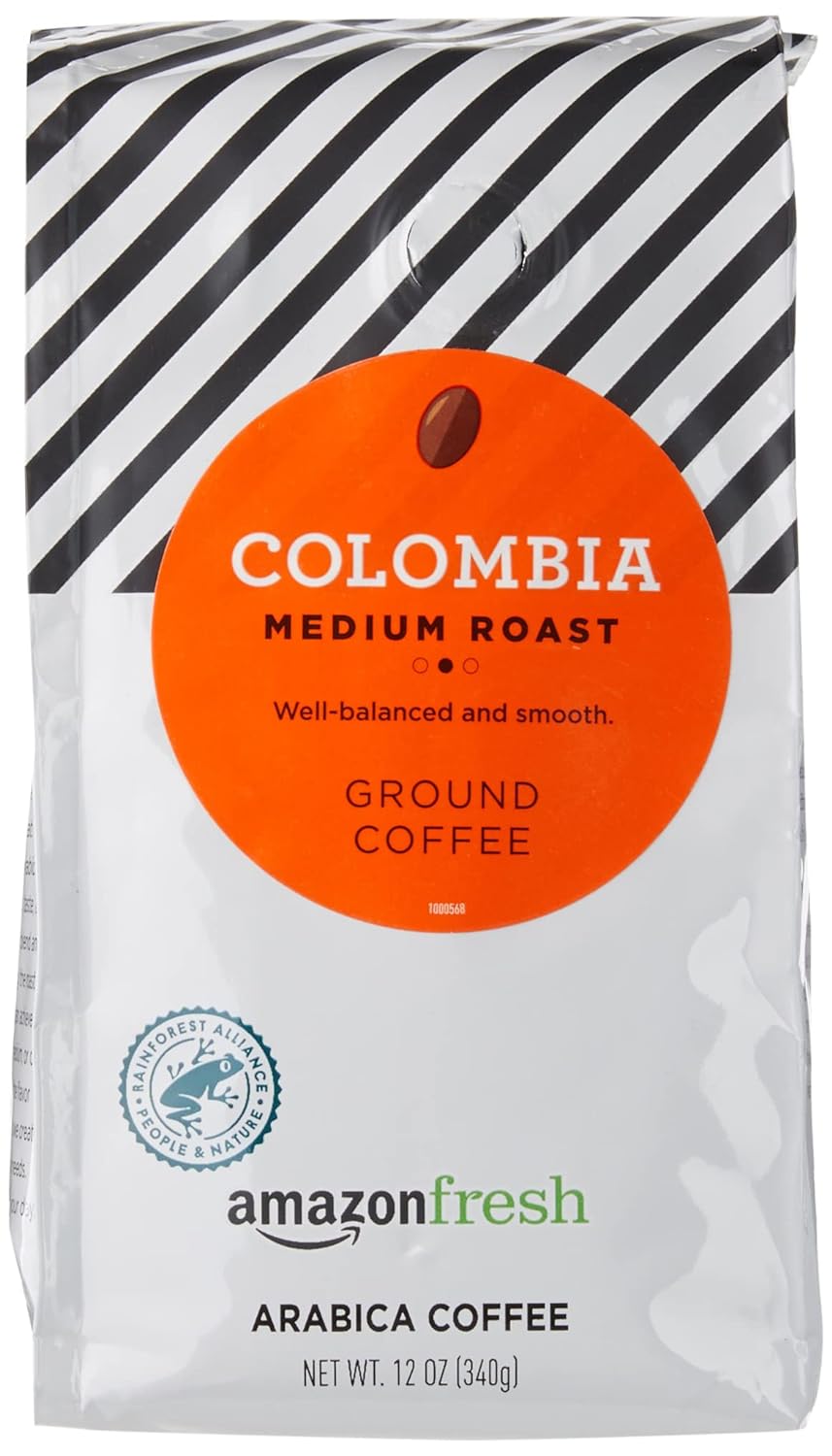Rich Medium Roast:  Fresh Colombia Coffee 12oz
