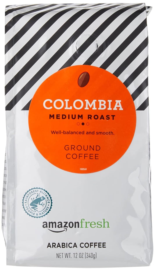 Rich Medium Roast:  Fresh Colombia Coffee 12oz