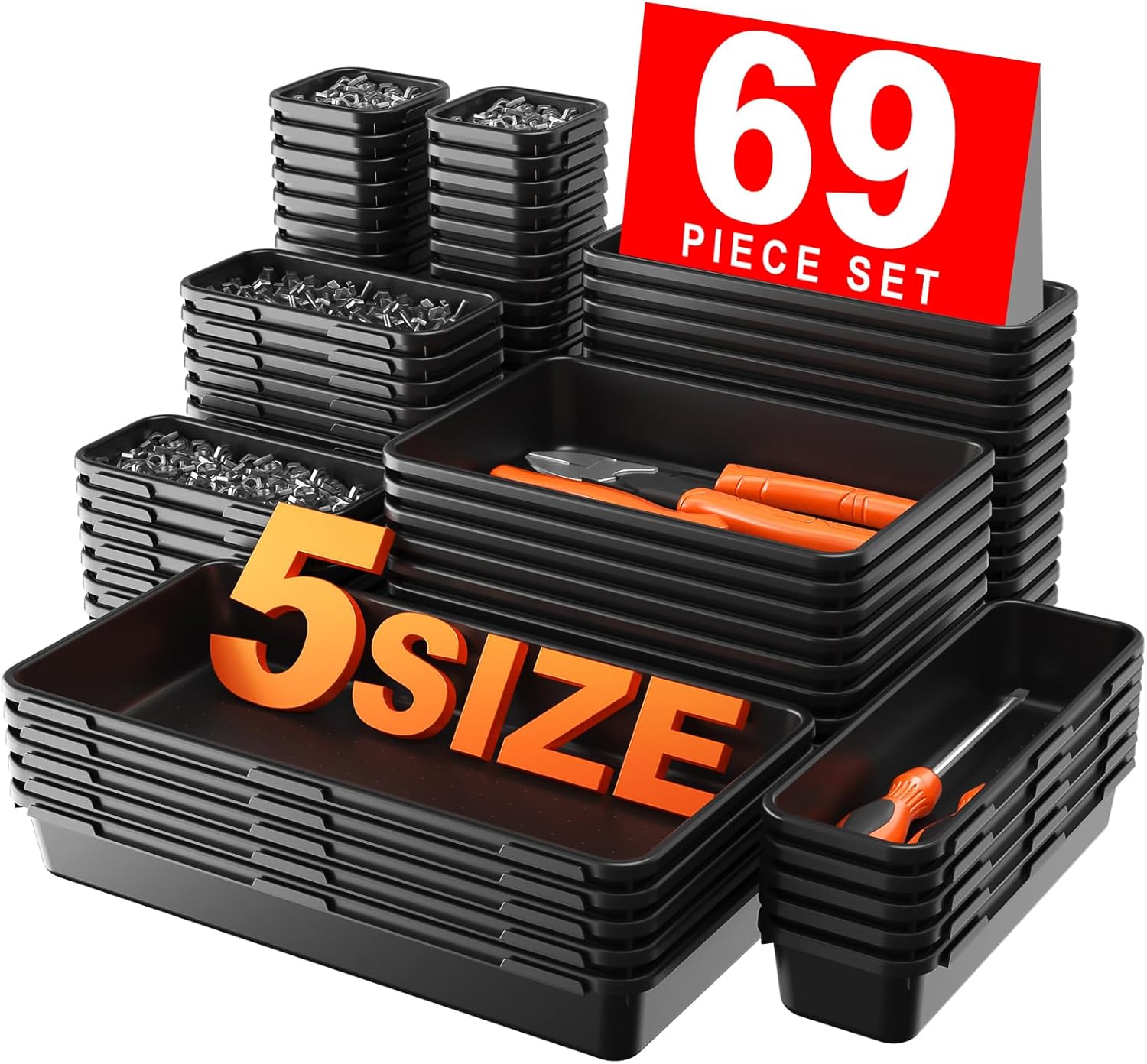 A-LuGei 69Pcs Toolbox Divider Set - Organize with Ease!
