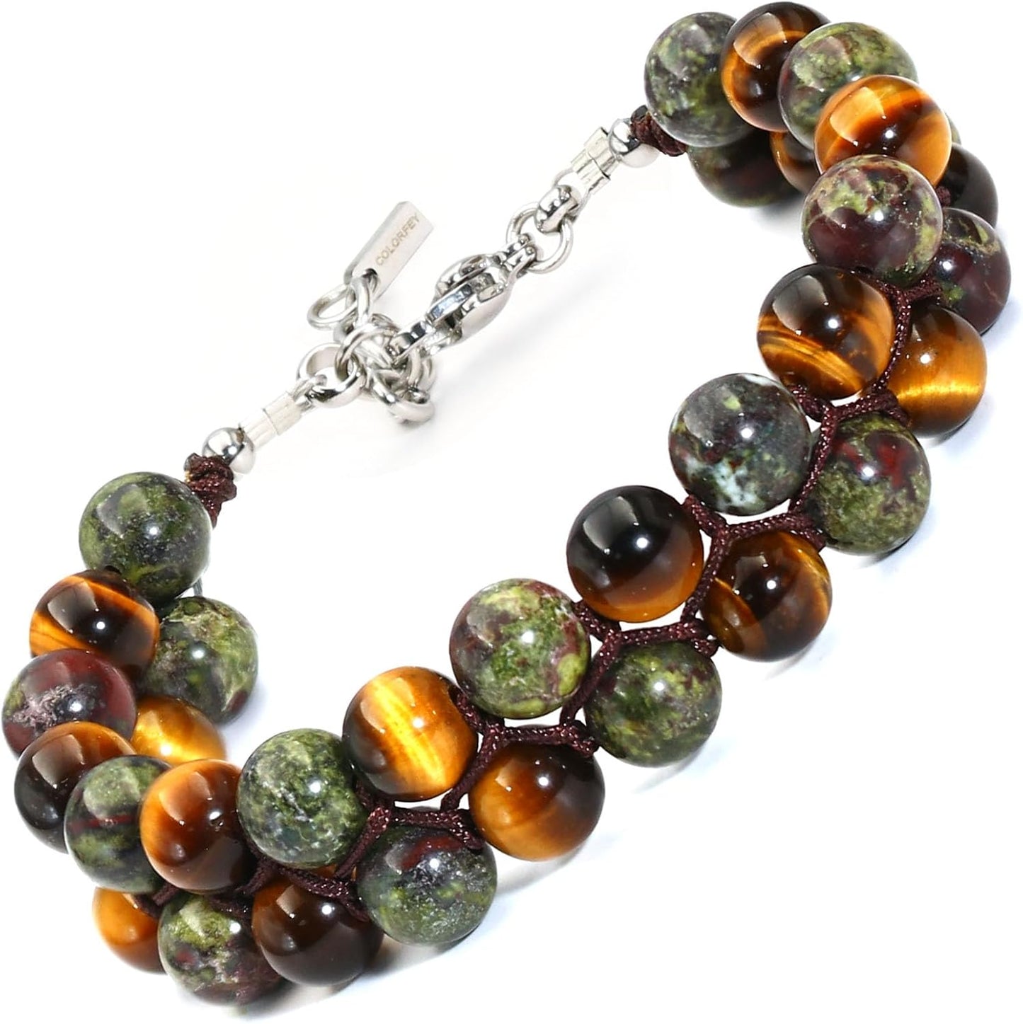 Protection Crystals Beaded Bracelet for Men Gifts - 8mm Tiger Eye