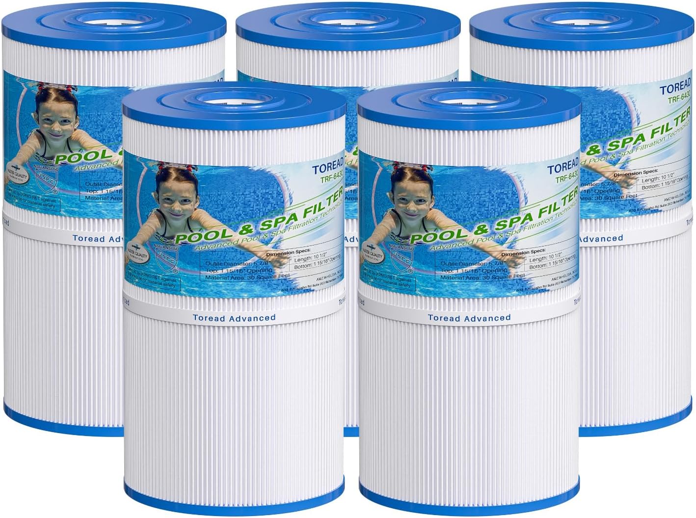 TOREAD Watkins 31489 Replacement Filter for Hot Spring Spa