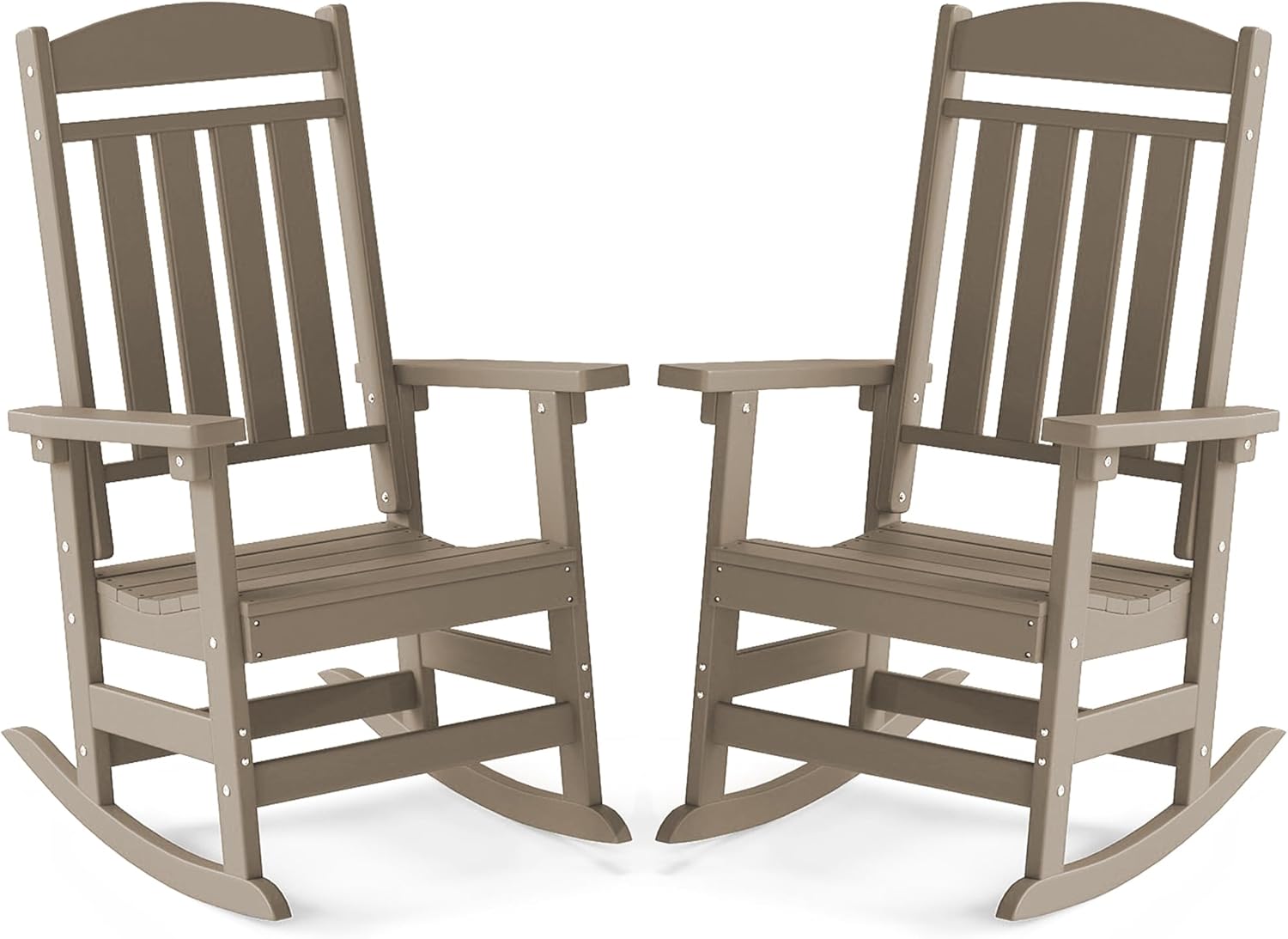 Set of 2 All Weather Resistant Rocking Chairs by FOOWIN