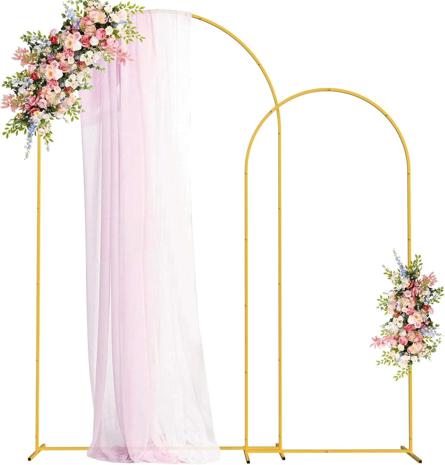 Fomcet Metal Arch Backdrop Stand Set for Elegant Events
