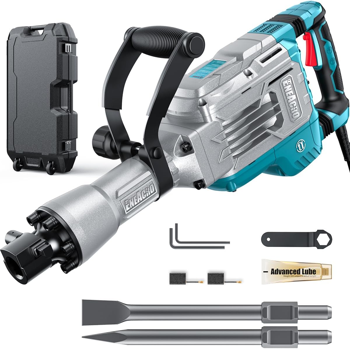 ENEACRO Demolition Jack Hammer 14.5Amp SDS-Hex Concrete Breaker