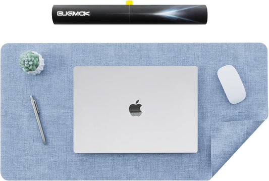 Sky Blue Non-Slip Desk Mat - Heat Resistant!