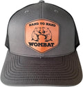 Funny Trucker Hat for Men - Soggy Beaver BBQ Snapback Charcoal
