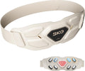 SKG Lower Back Massager for Pain Relief - Adjustable Cordless Belt