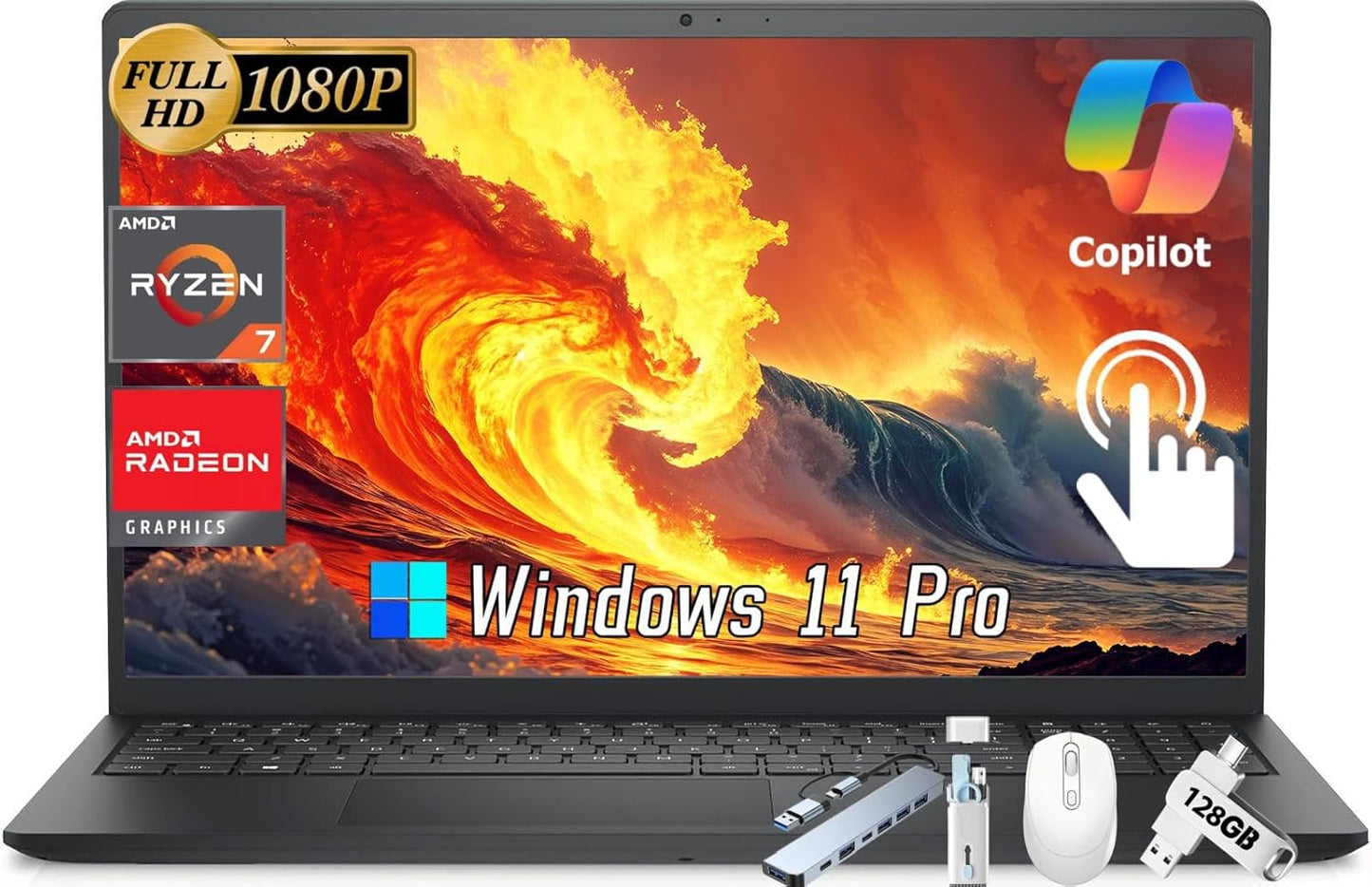 Dell Inspiron 15 3535 Touchscreen Laptop for Business & Students