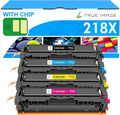 218X Toner Cartridges 4 Pack High Yield Compatible Replacement