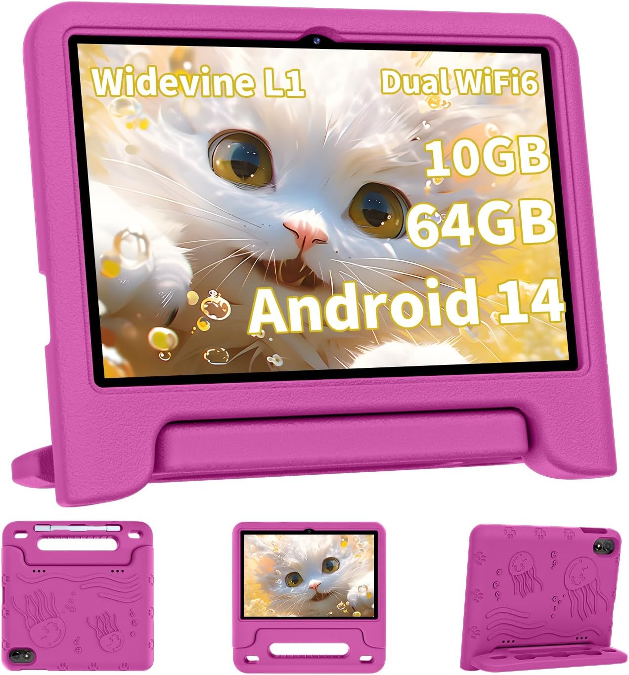 COLORROOM 2025 Upgraded Android 14 Tablet for Kids