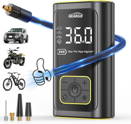 GEARGO Cordless Tire Inflator - Fast 150PSI Pump
