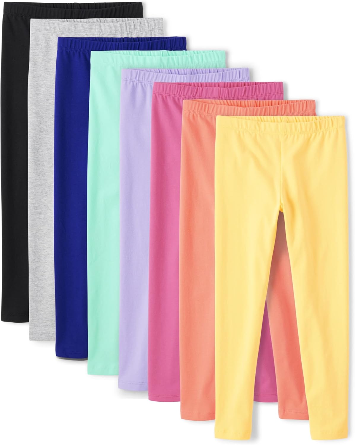 The Children's Place Girls Leggings 8 Pack for Everyday Comfort