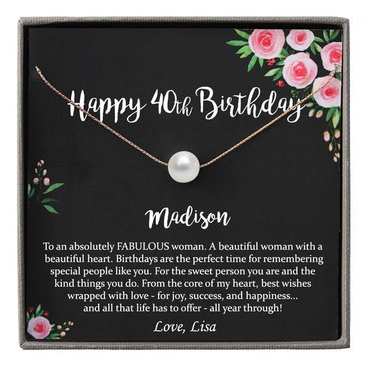 40th Birthday Gifts for Women by Be Wished - Meaningful Jewelry