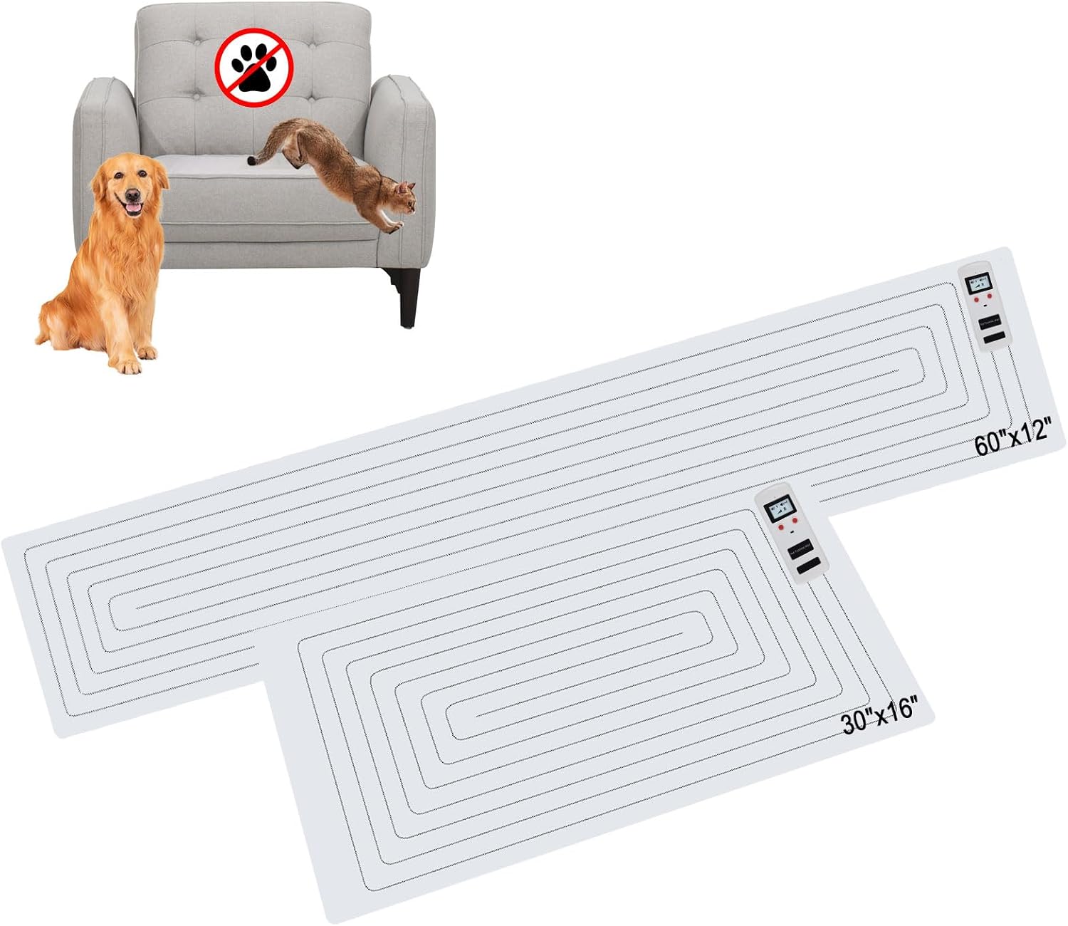 SEERWAY Scat Pet Shock Mat for Dogs and Cats Training Indoors