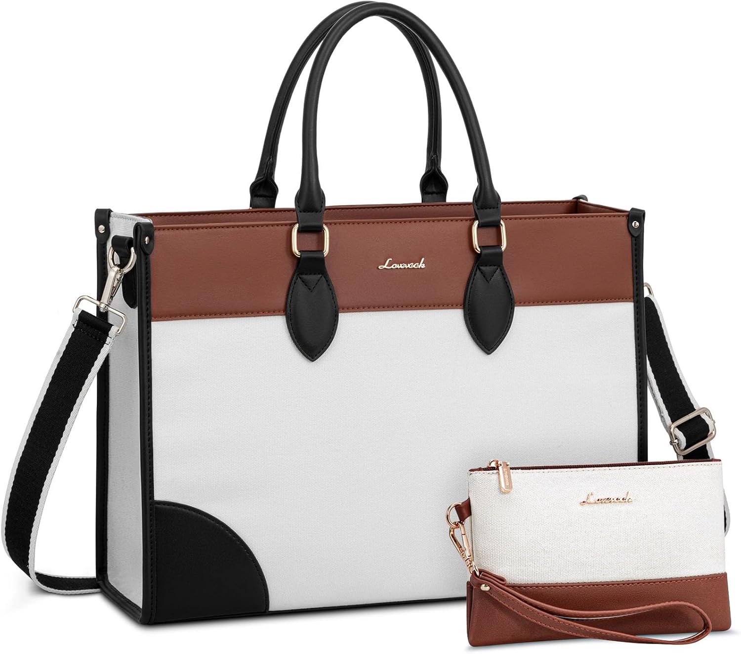 LOVEVOOK Laptop Bag for Women: Stylish 17 Inch Tote Bag