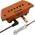 Donner Acoustic Guitar Pickup DSS-6A - Mahogany Soundhole Pickup