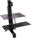 Ergotron WorkFit-S Sit-Stand Workstation w/ Worksurface - Comfortable