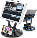 iPad Tablet Stand Holder for Desk - Stable 360 Swivel, Adjustable