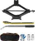 Scissor Jack Lift - 2 Ton Car Tire Jack Tool for Emergencies