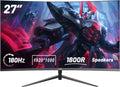 LXZ Curved Gaming Monitor 27 in 180Hz - Smooth Full HD Display