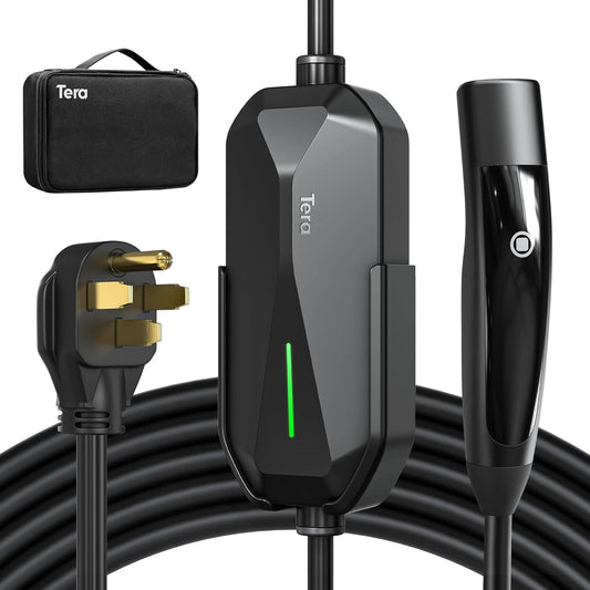 Compact 40A Tesla EV Charger - Portable & Waterproof