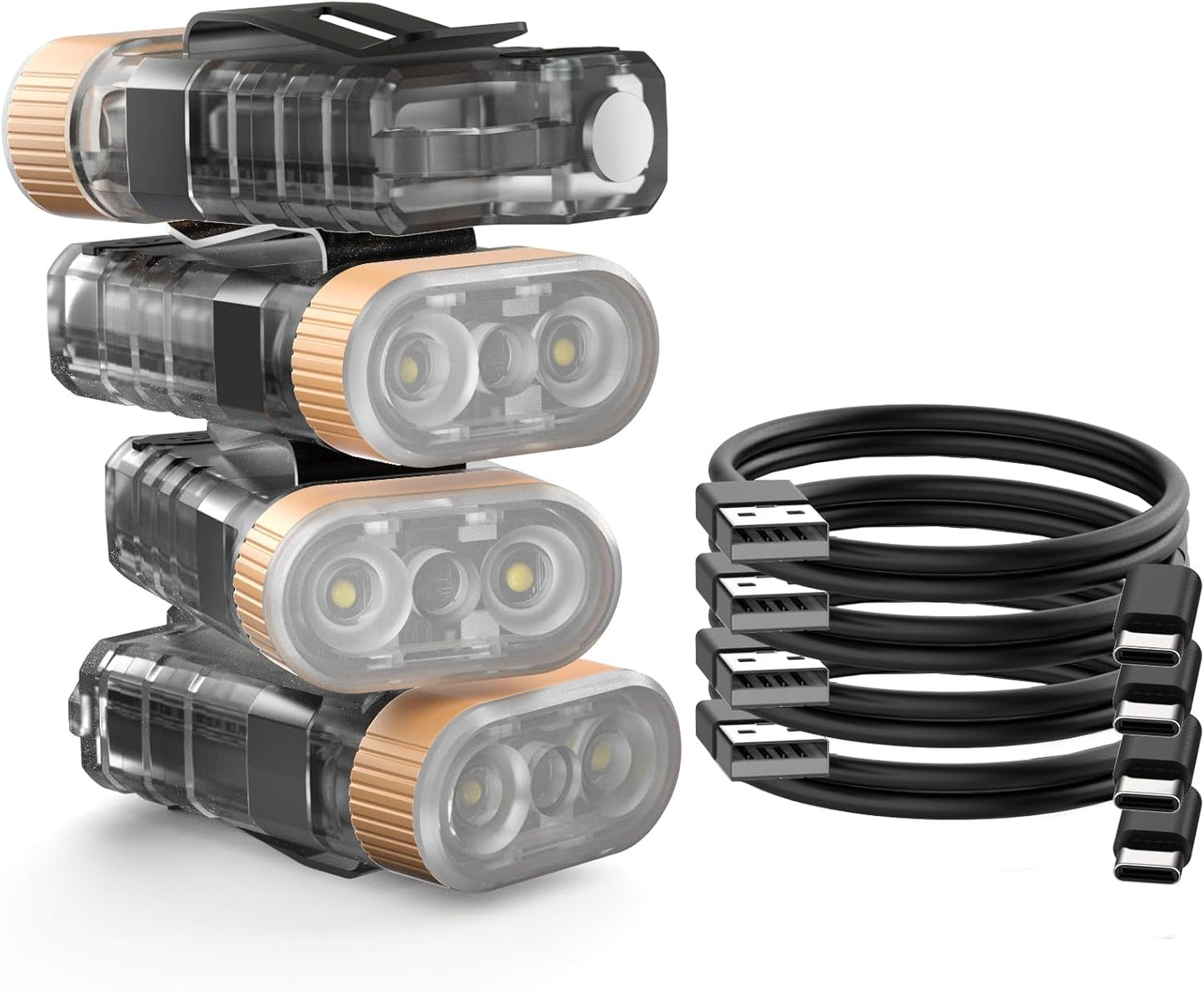LED Small Powerful EDC Flashlight with 1500LM Bright Light