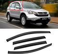 Window Visors for 2007-2011 Honda CR-V CRV - Dark Smoke Tape-On 4PCS