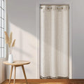 River Dream Linen Farmhouse Stall Shower Curtain with Snap-in Liner