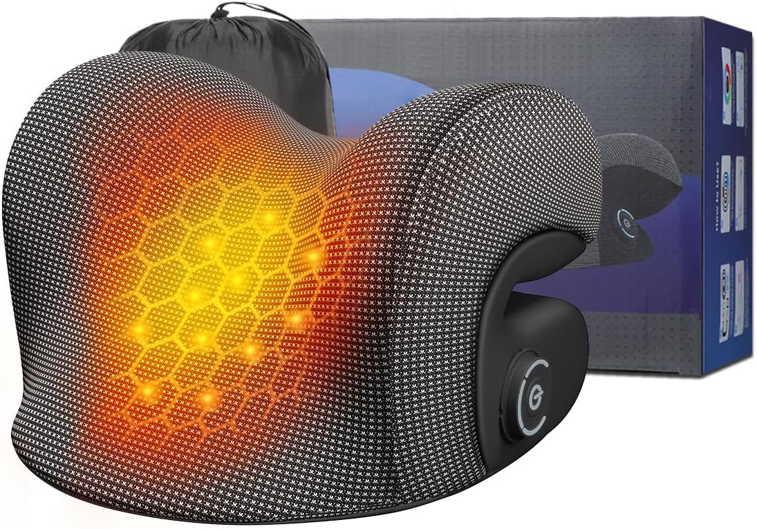 Wireless Heated Neck Stretcher for Pain Relief and Relaxation