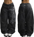 Women's Hip Hop Baggy Jeans by EMMIOL Featuring Vintage Design