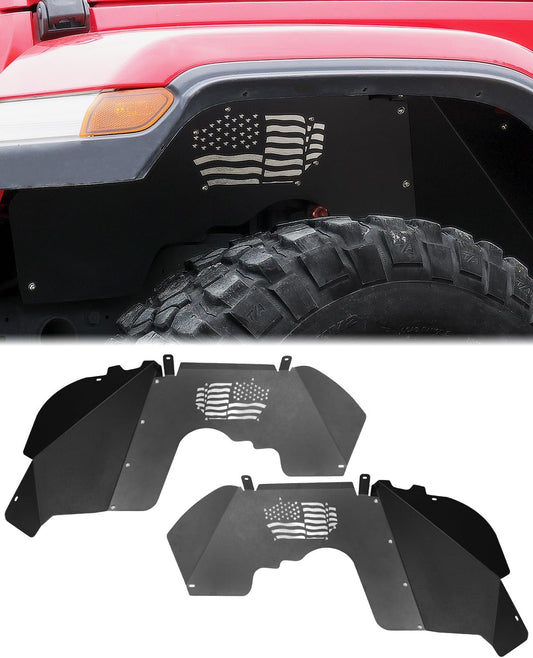 ROADER JL JT Front Inner Fender Liners for Jeep Wrangler 2018-2024