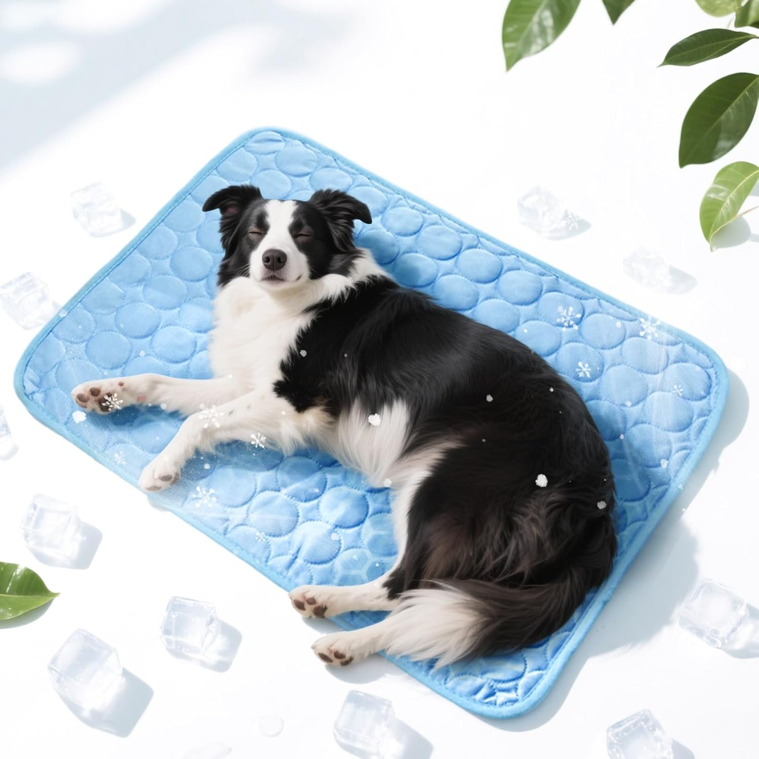 Dog Cooling Mat for Summer Comfort - Washable Pet Cooling Pad