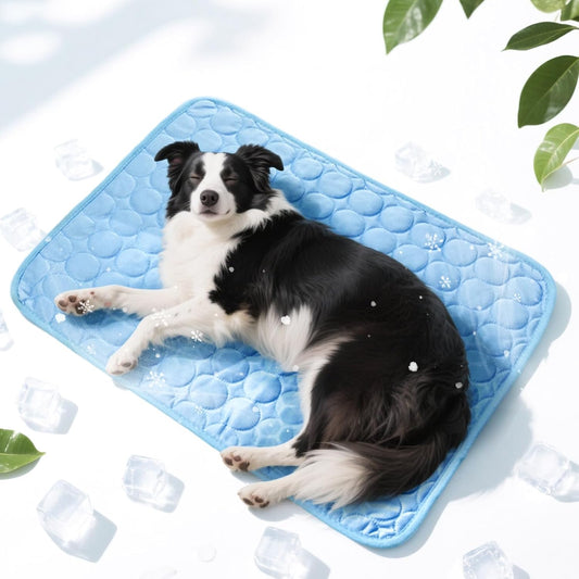 Dog Cooling Mat for Summer Comfort - Washable Pet Cooling Pad