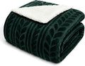 Exclusivo Mezcla Twin Size Sherpa Fleece Bed Blanket - Reversible