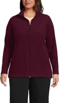 Lands' End Anyweather Fleece Full Zip Jacket - Lightweight Warmth Made