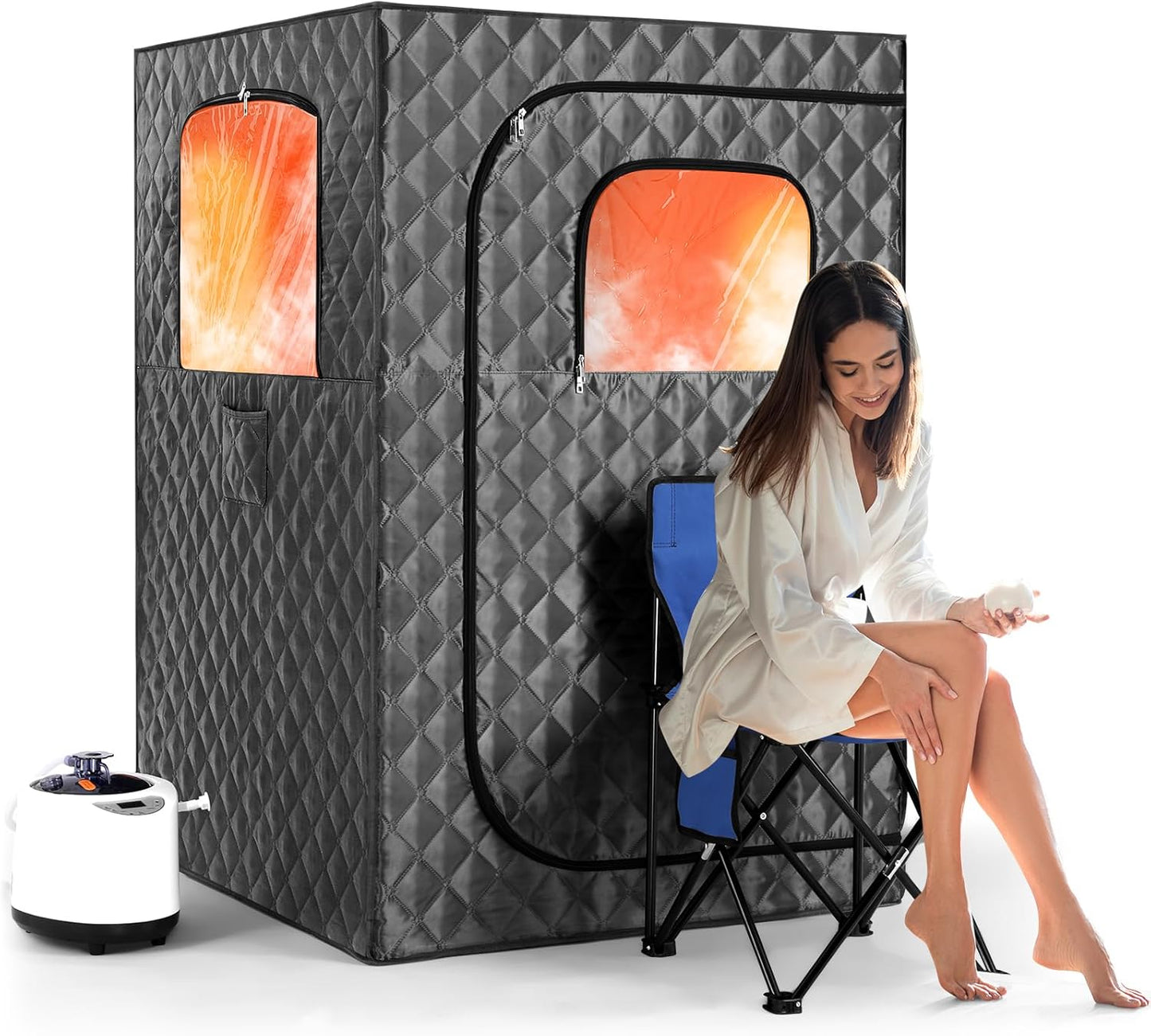 Upgraded Portable Sauna Tent for Home Spa Experience